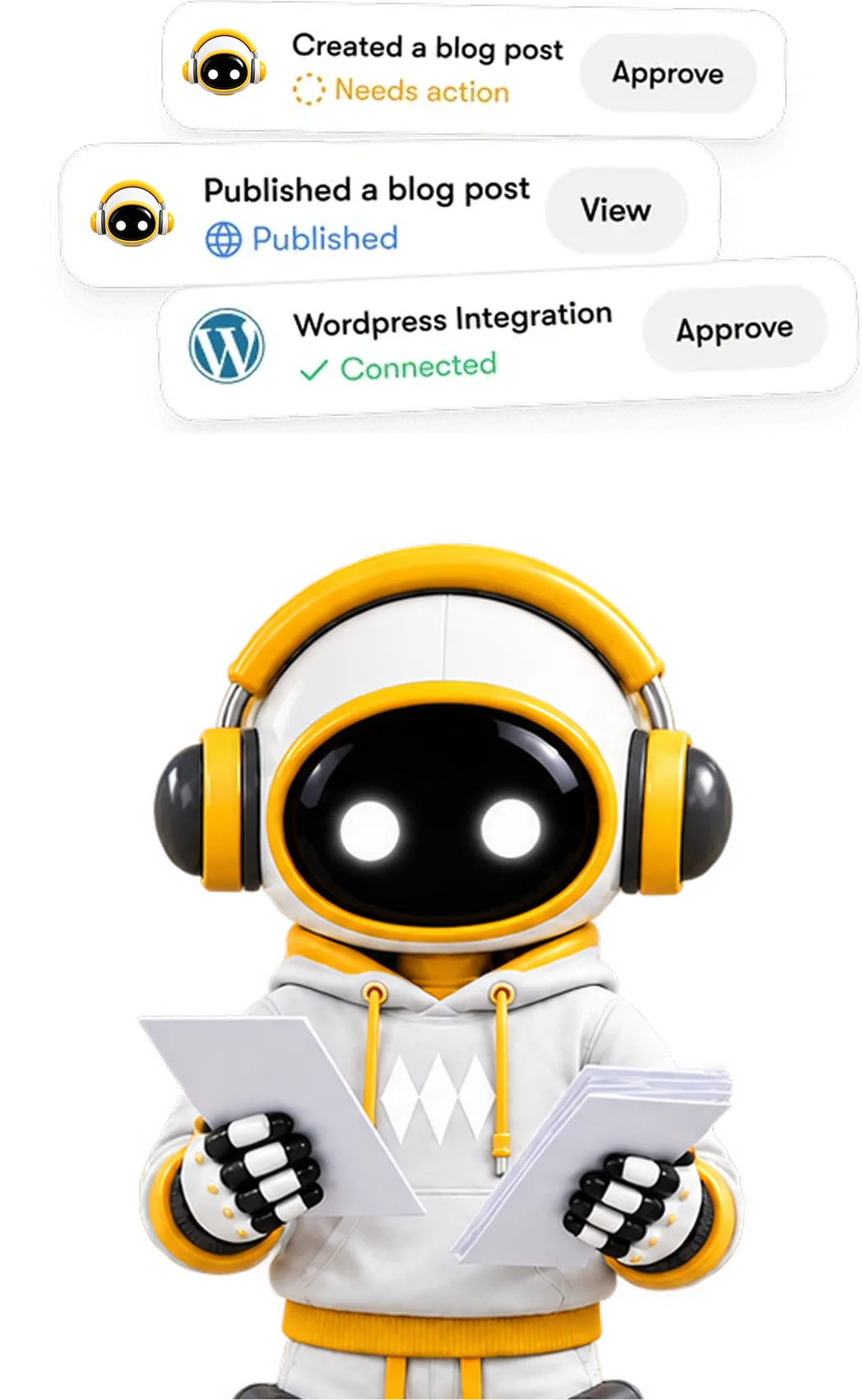 Books qualified meetings automatically.