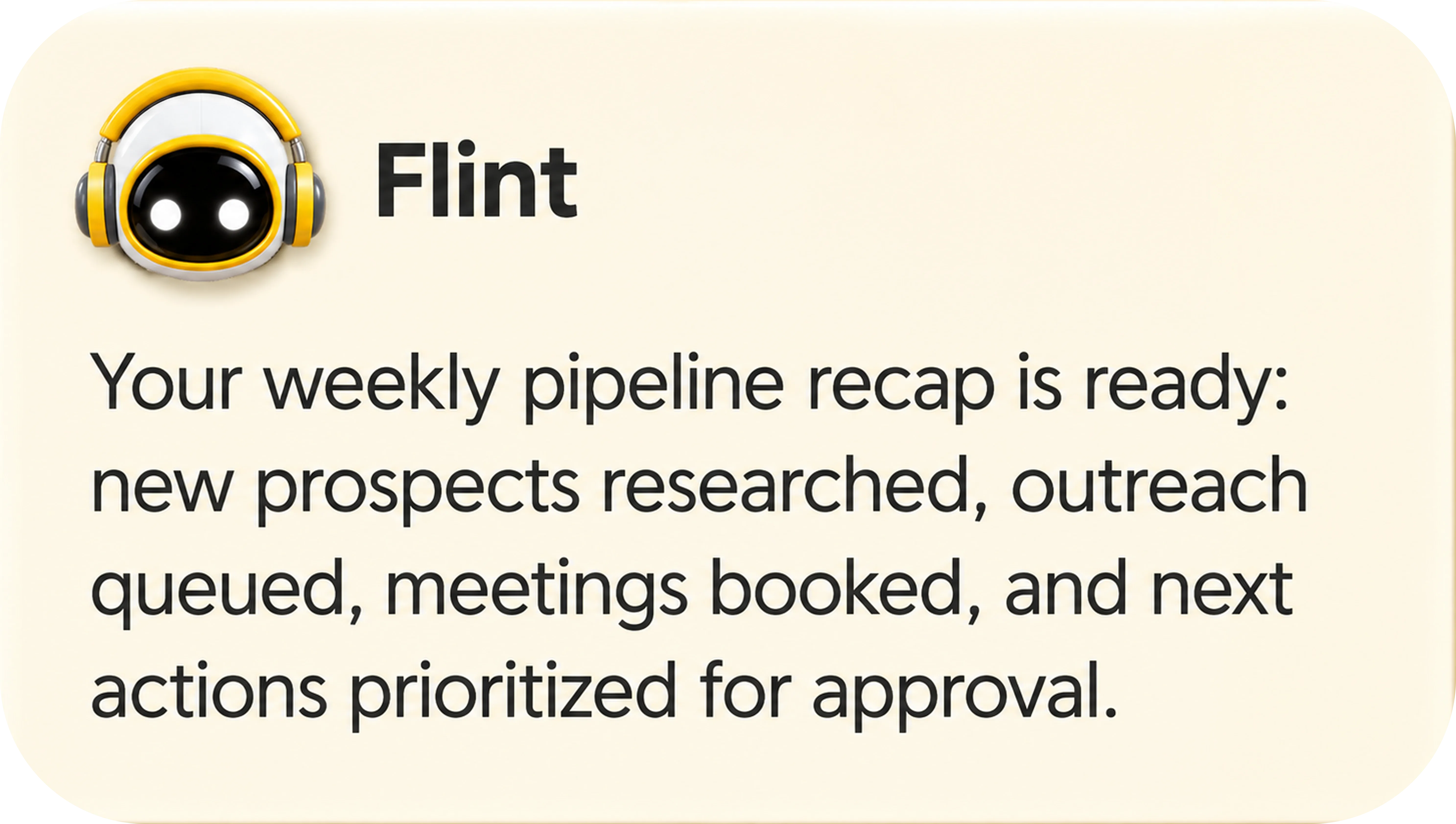 Flint meeting booking