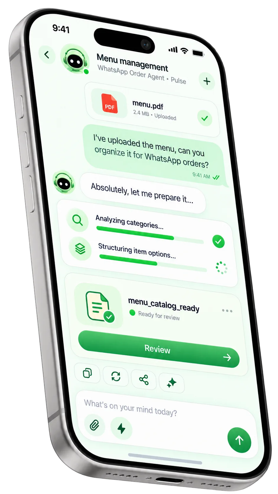 WhatsApp delivery detail collection and order confirmation state